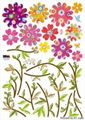 Flower pattern Wall Stickers 3