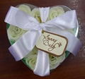 bath confetti,paper soap with rose 1