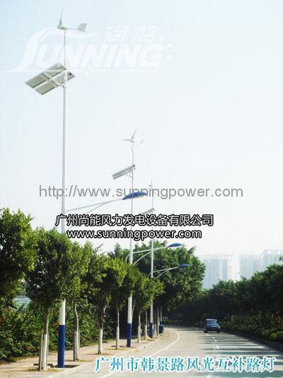 80W LED Wind Solar street light 2