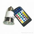 DIP RGB MR16/GU10 LED spotlight 2