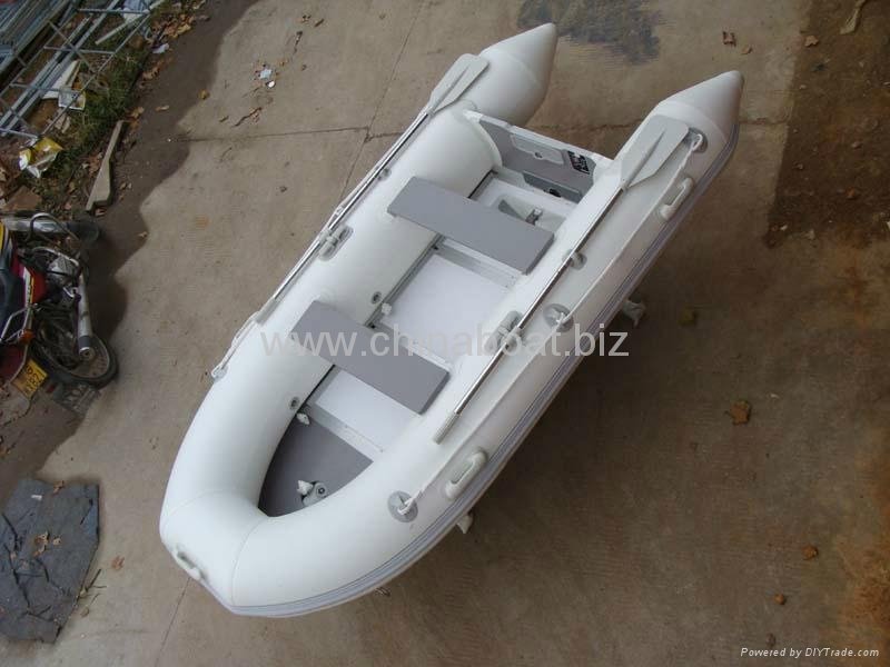 3m fiberglass floor roll up inflatable boat 2