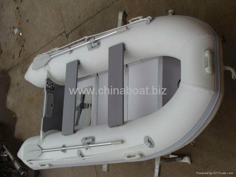 3m fiberglass floor roll up inflatable boat 4
