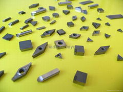 PCD and PCBN tippped inserts