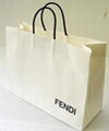 White Kraft paper bag