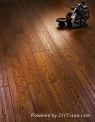 solid hardwood flooring 2 layer parquet,3 strips parquet,skirting board,de