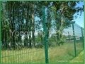 Powder coated welded fence panels