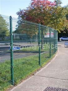 Powder coated welded fence panels 2