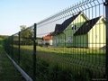 Housing wire mesh fencing