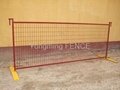 Powder coating temporary fence 2