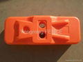 Heavy duty plastic temporary fence feet