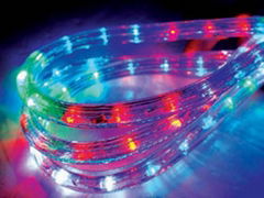 LED rope light( 3 wires round)