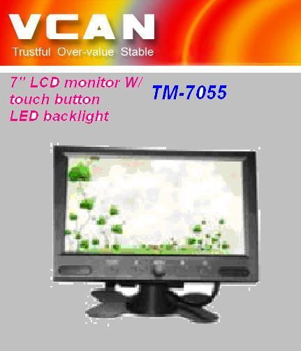 7'' LCD monitor W/ touch button
