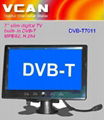 7” slim digital TV built-in DVB-T 