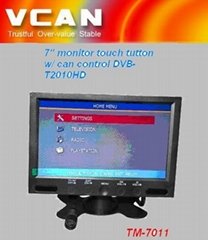 7'' monitor touch button