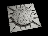 Ductile Iron Manhole Cover 2