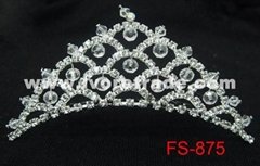 Crystal tiara FS-875