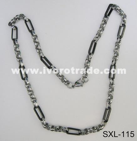 Stainless steel necklace SXL-114 3