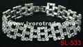 Rhinestone bracelet, bridal bracelet SL-533 1