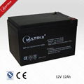 Matrix lead acid battery ,sealed lead