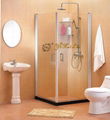 Tempered glass simple shower room 1