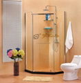 Diamond shape tempered glas shower enclosure QE31 1