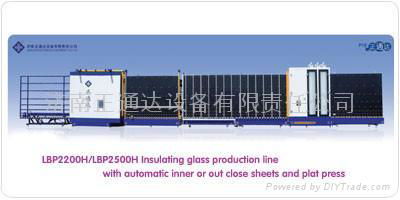Vertical insulating glass production line 3