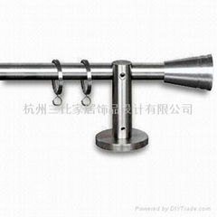 stainless steel curtain rod