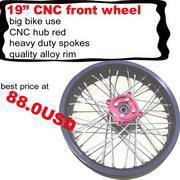 Midsize bike 19" CNC wheel