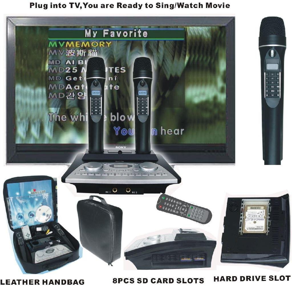 Karaoke Player (HDD Karaoke Player,Wireless Magic Mic Karaoke Player 5