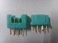 multiplex 6 pin connector  4.0mm square gold plated connector 2
