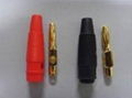 gold plated bullet connector with