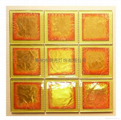 metal sandwich glass mosaic