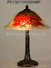 hand painted lamp