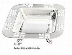 chinese hollow grid towel dish