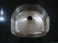 Single bowl Stainless Steel Undermount Kitchen Sink 2