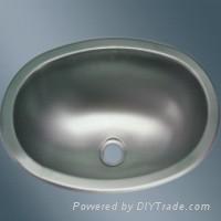 Oval Single bowl Stainless Steel Sink