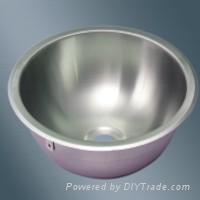 Round Single Bowl Stainless Steel Sink for RV