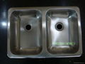 Equal Double Bowl Stainless Steel Undermount Kitchen Sink 1