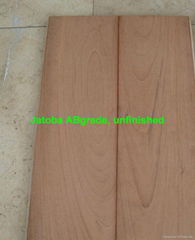 Jatoba unfinished engineered flooring