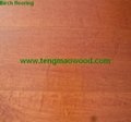 Birch engineered flooring