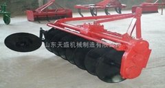 rotary driven disc plough