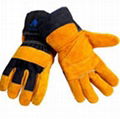 Golden Patched Palm Working Gloves 1