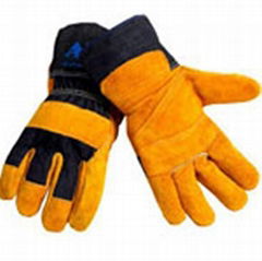 Golden Patched Palm Working Gloves