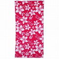 reactive print beach towel 1