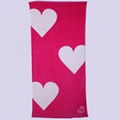 reactive print beach towel 1