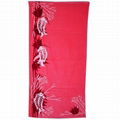 reactive print beach towel 1