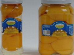 canned yellow peach 