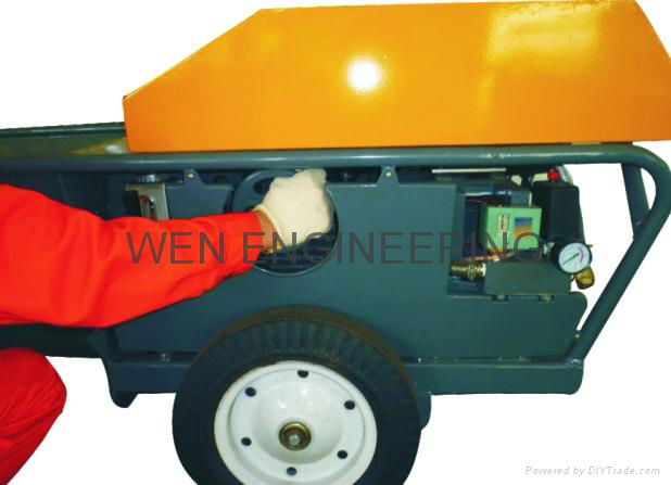 Wall spraying machine 4