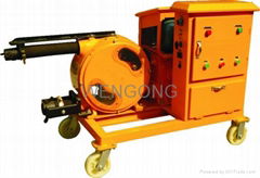 Squeeze mortar pump, grouting pump