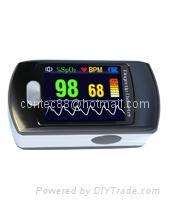 Color display  fingertip pulse oximeter with USB and Software  CE,FDA  3